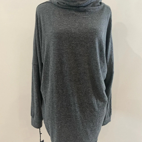 NWT Michael Lauren Long Sleeve Turtleneck Grey Sweater Sz Small - Picture 3 of 10